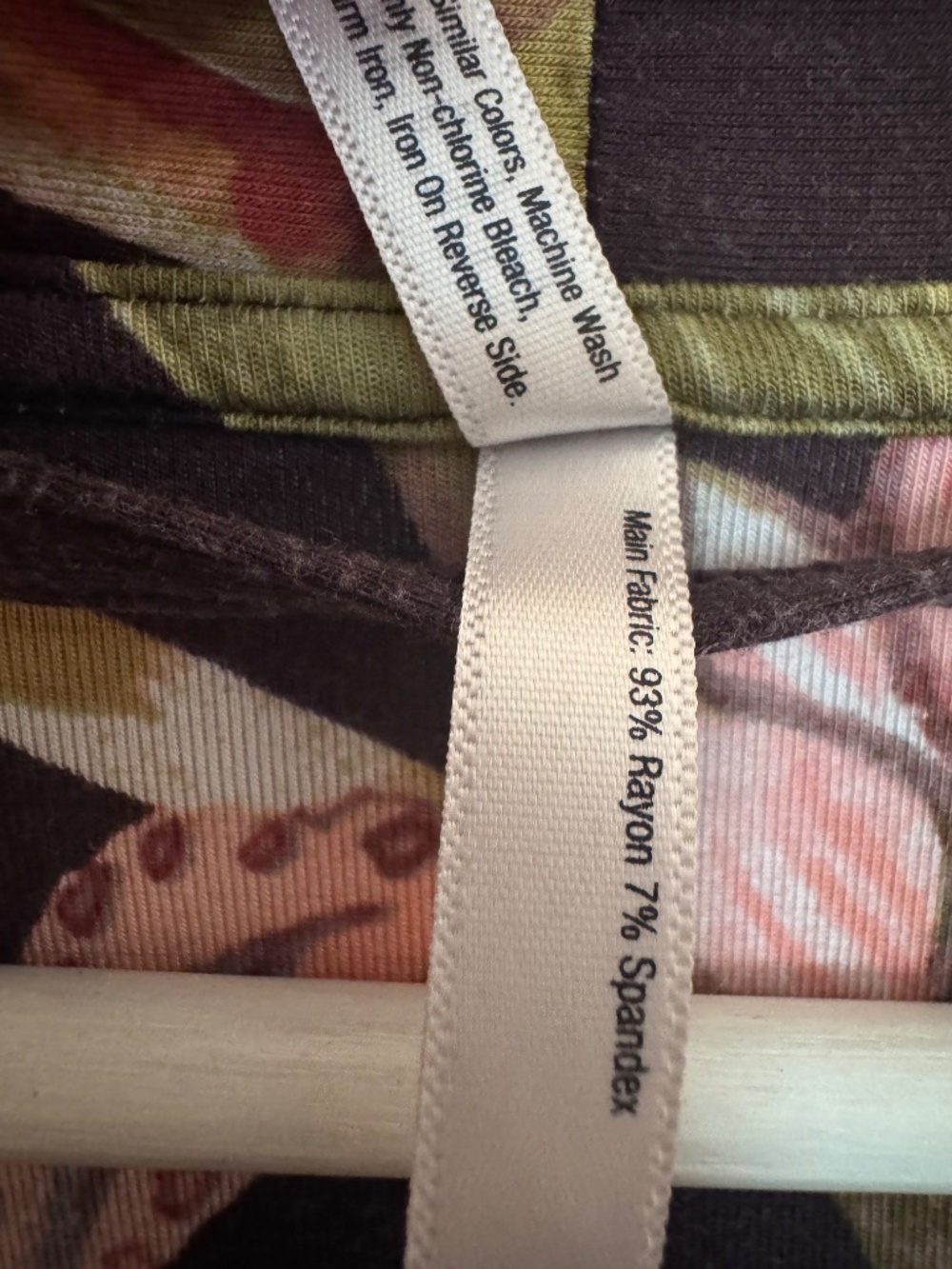 Soma "Cool Nights" Chocolate Brown Tropical Print Kimono Robe L/XL - Picture 9 of 14